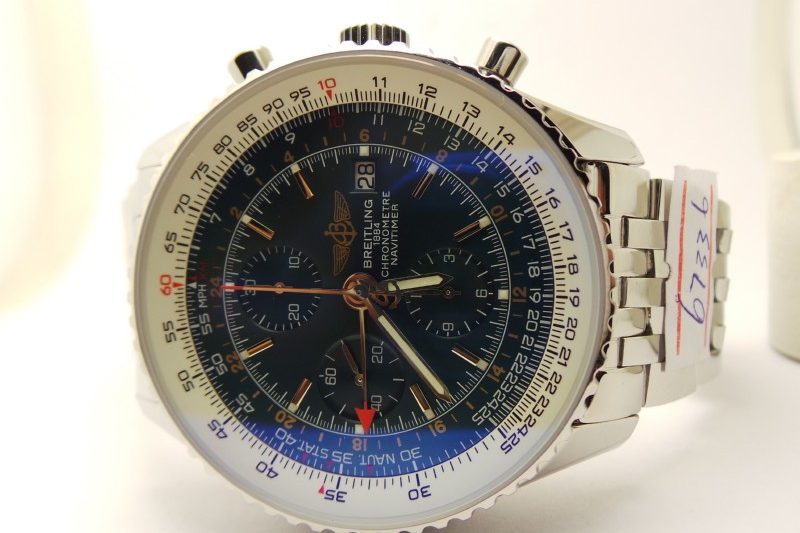 Replica Breitling Navitimer World GMT Blue Dial Watch Review